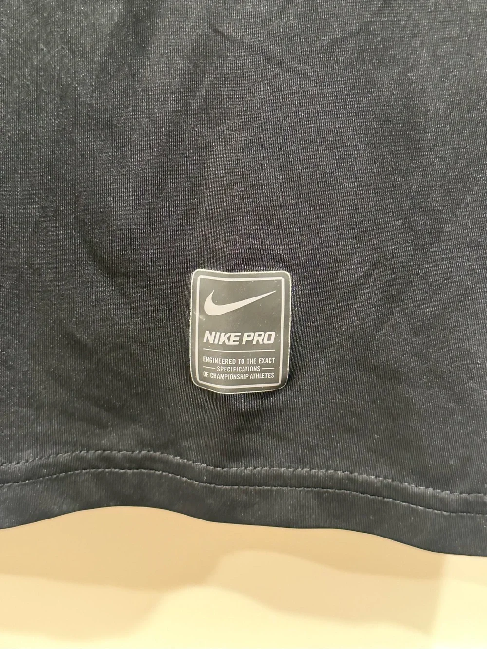 Nike Pro Dri-Fit Long sleeve Black Tee Activewear Sz XL